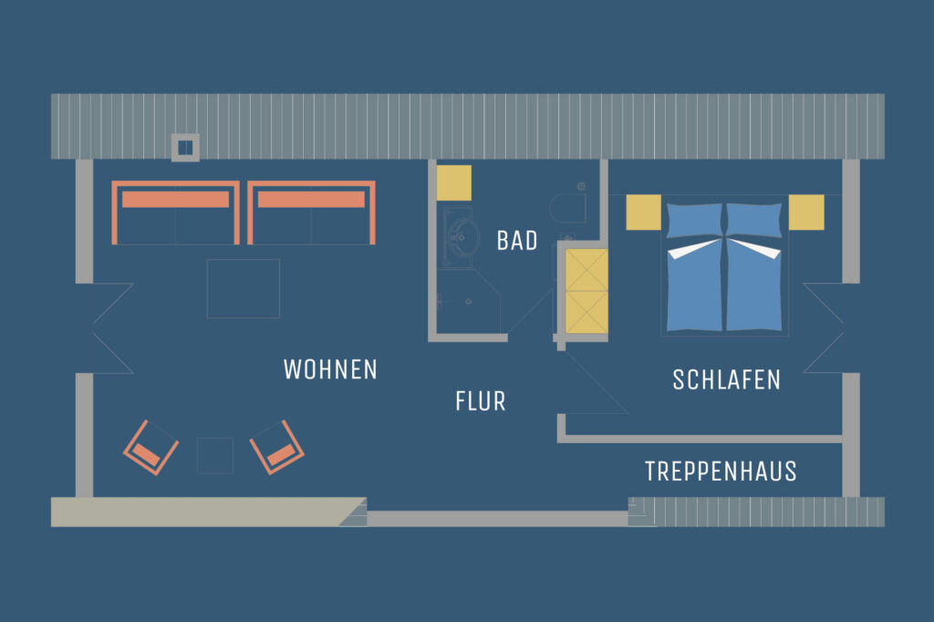 Lagoon 7: Grundriss Dachgeschoss