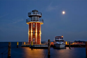 Der Plauer Leuchtturm im Winter